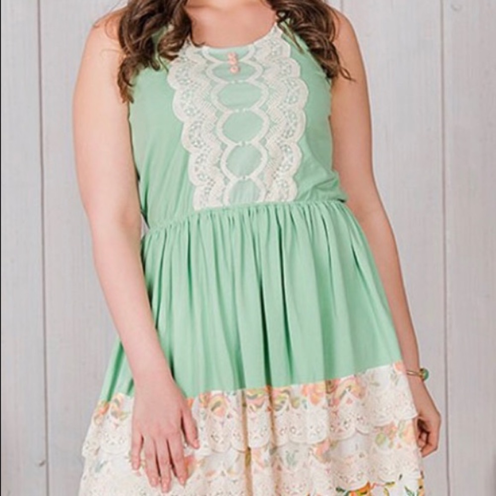 NWT Orange and Green Matilda Jane size L